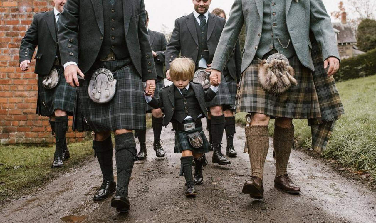 Scottish Wedding Kilts with Sporrans: Tradition, Elegance, and Meaning