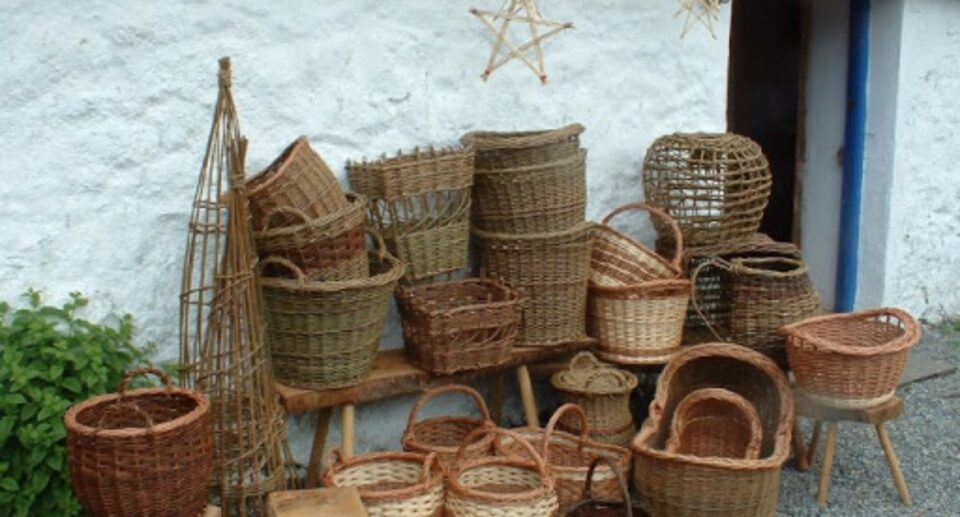 Irish wicker basket