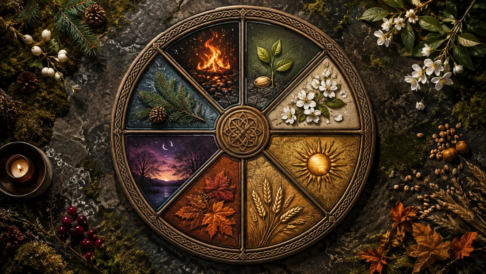 The Celtic Wheel of the Year: Samhain and the Eight Festivals Explained
